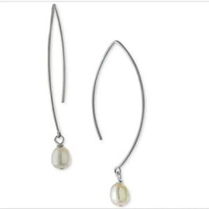 Giani Bernini Cultured Freshwater Pearl Sterling Silver Drop Earrings, One Size